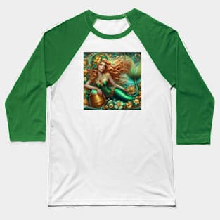 Mermaid St. Patrick's Day Baseball T-Shirt